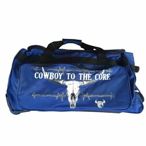 Cowboy Hardware Duffel Western Travel Bag Cowboy To The Core Luggage Rodeo Gear